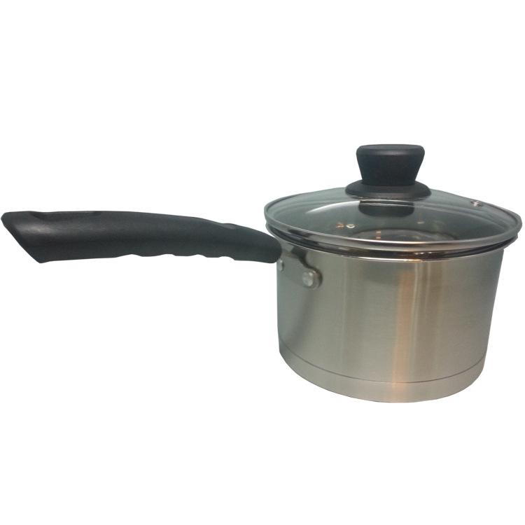 Manufacturer's stainless steel milk pot, non-magnetic single-handle milk pot, high-end household gift milk pot, small soup pot Application Scenario