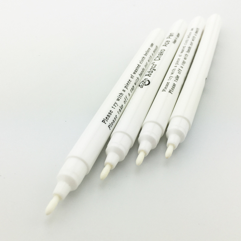 裁剪划画白色水解消色笔 深色布料去印点位笔