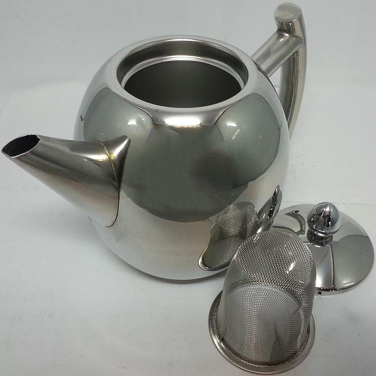 厂家直销不锈钢咖啡壶带滤网水壶家用高档茶壶多用途冷水壶高档壶