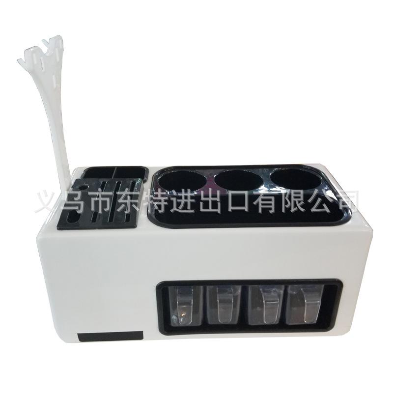 Multi-functional kitchen storage rack, plastic set, seasoning box, kitchenware combination storage rack, shelving rack set details Picture
