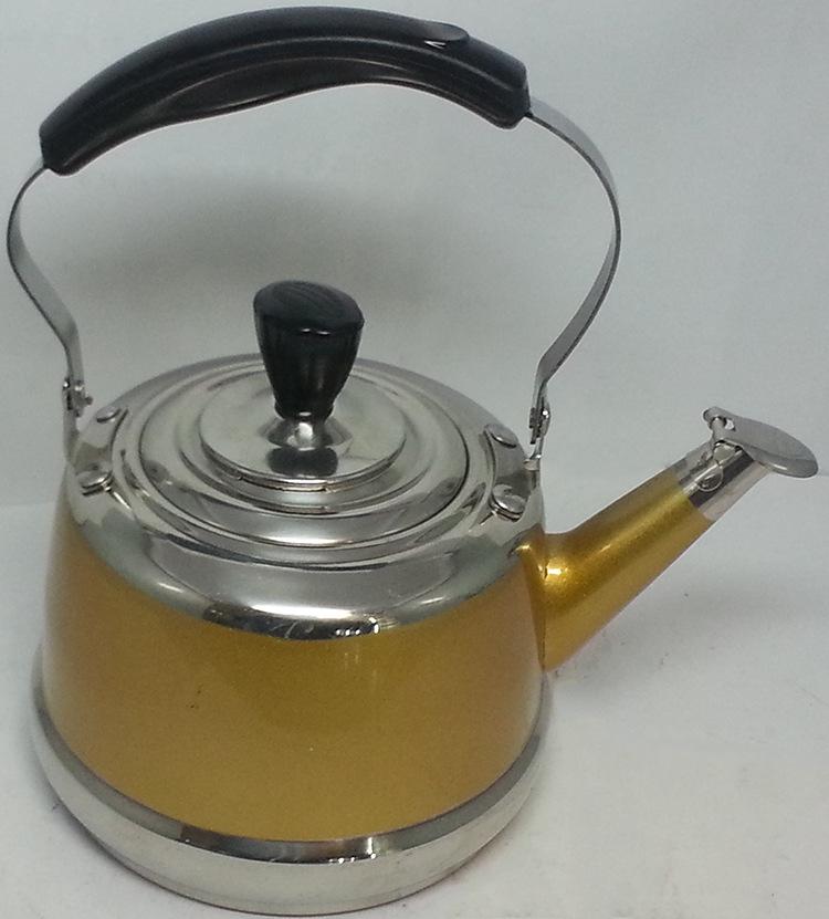 Factory direct sales of stainless steel Yali teapots, Mingyin teapots, Qinyin teapots, colorful teapots with spouts, electric stove universal flat-bottomed teapots Specification image