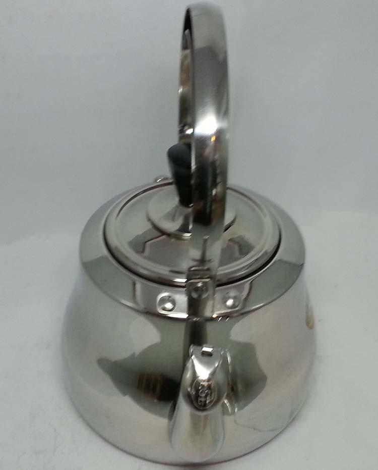 Factory direct sales of stainless steel water kettles, steel-handled qinyin kettles, mingyin kettles, color-matched decals, flat-bottomed kettles details Picture
