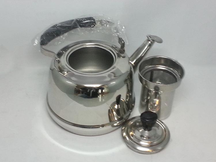 Factory direct sales of stainless steel Yali teapots, Mingyin teapots, Qinyin teapots, colorful teapots with spouts, electric stove universal flat-bottomed teapots Item Picture