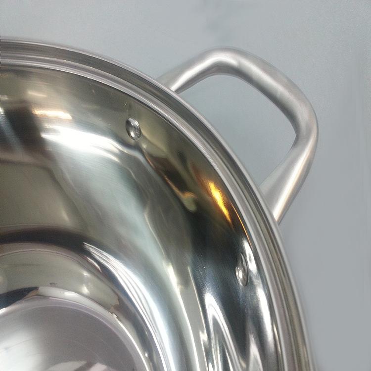 The manufacturer's stainless steel double-layer steamer with a double bottom is a high-end multi-functional gift steamer for household use details Picture