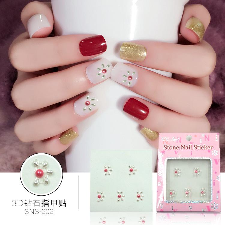 Nail diamond stickers, nail stickers, nail stickers, self-adhesive diy12 styles in stock wholesale, fashionable patterned coats for export
