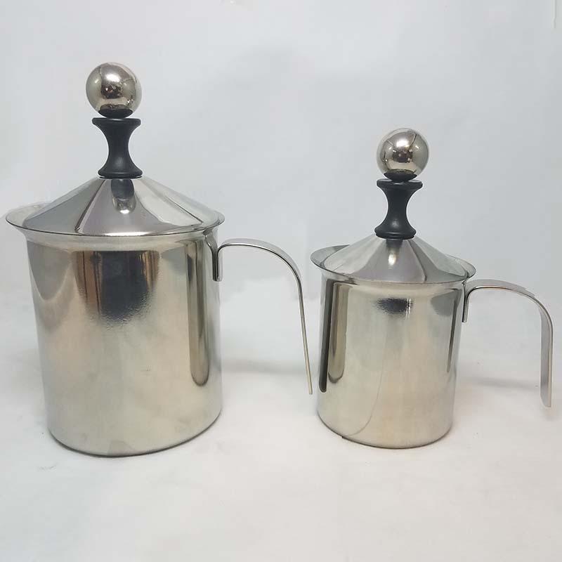 Cappuccino Japanese double-layer stainless steel milk foam maker, milk foam maker for making milk foam