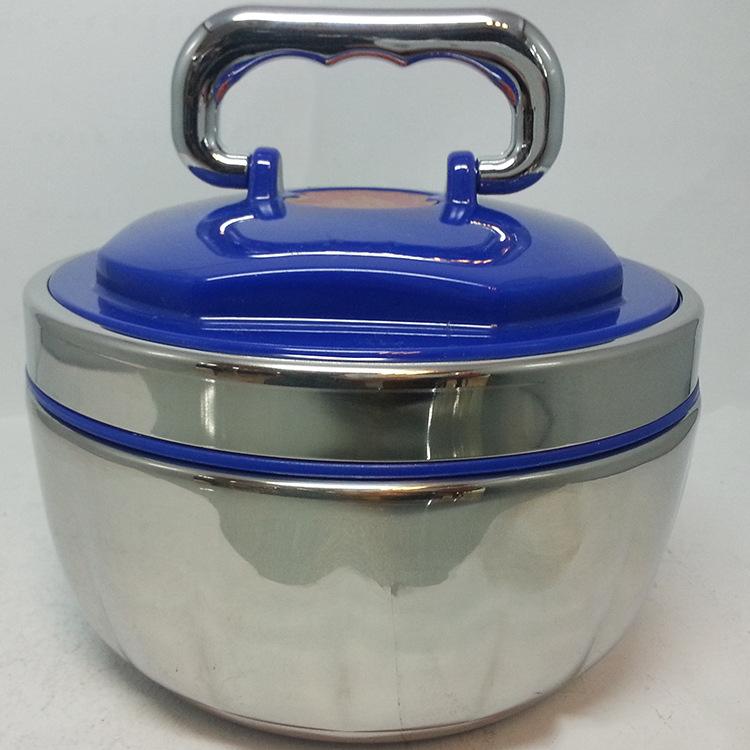 Factory direct sales of stainless steel Hong Kong-style lunch boxes, student lunch boxes, and household multi-purpose insulated hand-held lunch boxes Specification image
