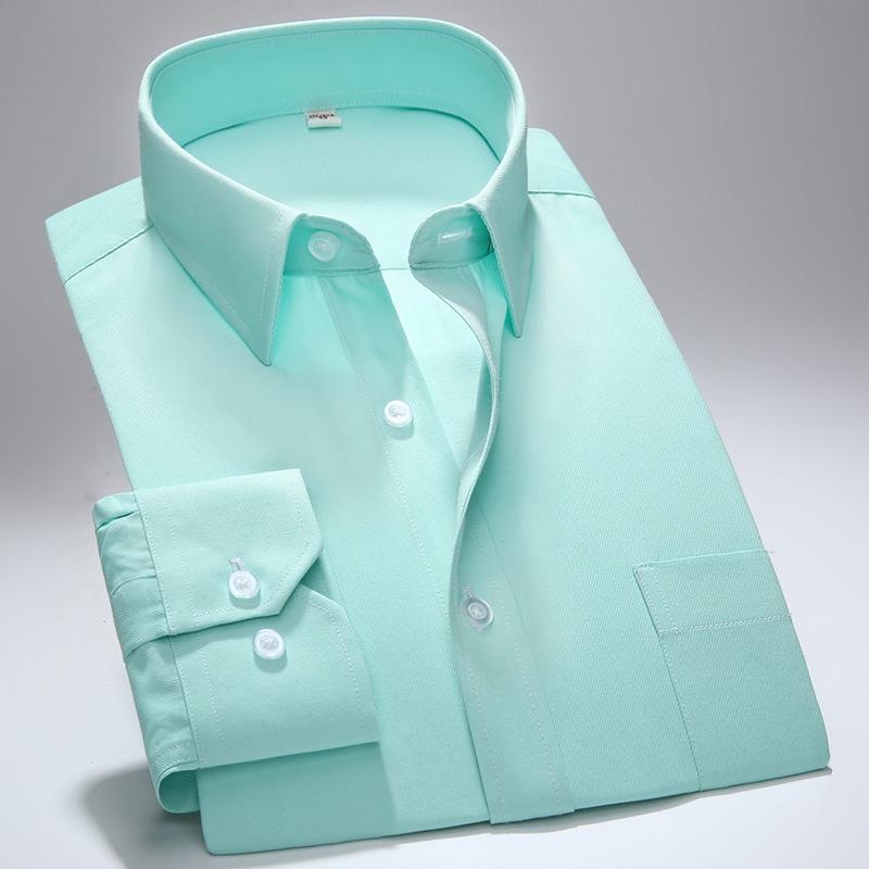 职业高端工装衬衫定制男长袖商务衬衫定制衬衫绣logo寸衫男士衬衫详情图16