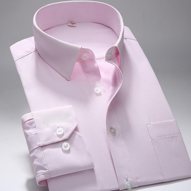 职业高端工装衬衫定制男长袖商务衬衫定制衬衫绣logo寸衫男士衬衫详情图9