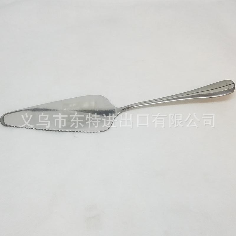 不锈钢蛋糕铲披萨芝士刀带齿三角刮刀烘培工具煎饼铲
