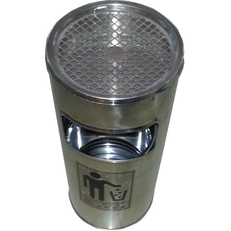 厂家直销不锈钢豪华果皮桶酒店商场走廊垃圾桶高档卫生洁具