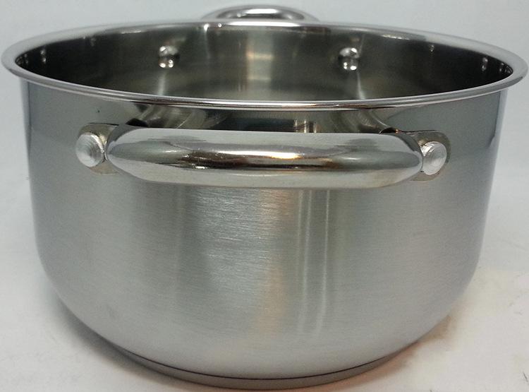 Factory direct sales of stainless steel eight-piece set, all-steel lid pot, soup pot, household multi-functional stewing pot, high-end gift pot Item Picture