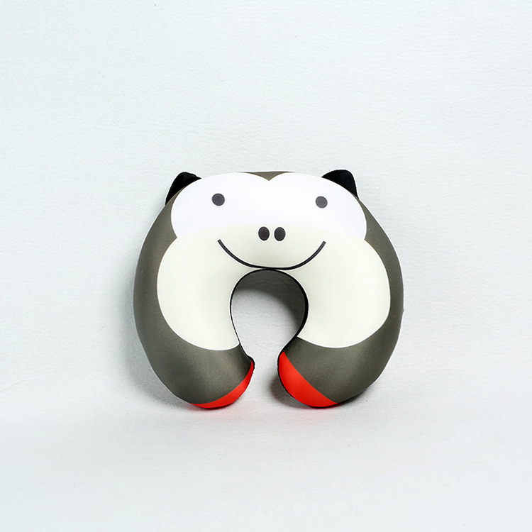 Custom New Cartoon U-Shaped Pillow Car Office Foam Particle Cartoon Neck Pillow Animal Particle U-Shaped Pillow Wholesale undefined