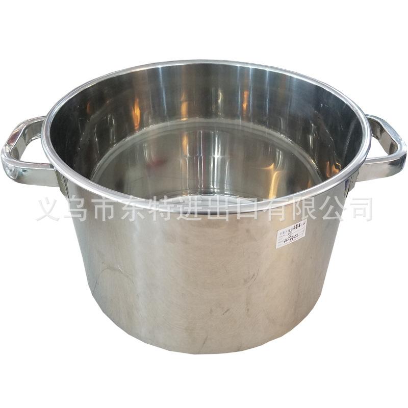 Factory direct sales of 2.0mm thick stainless steel American-style square tube ear multi-purpose pot, household multi-purpose Western-style soup pot details Picture