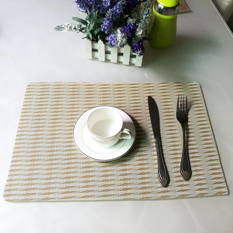 Manufacturers direct foreign trade placemat heat mat pvc western placemat