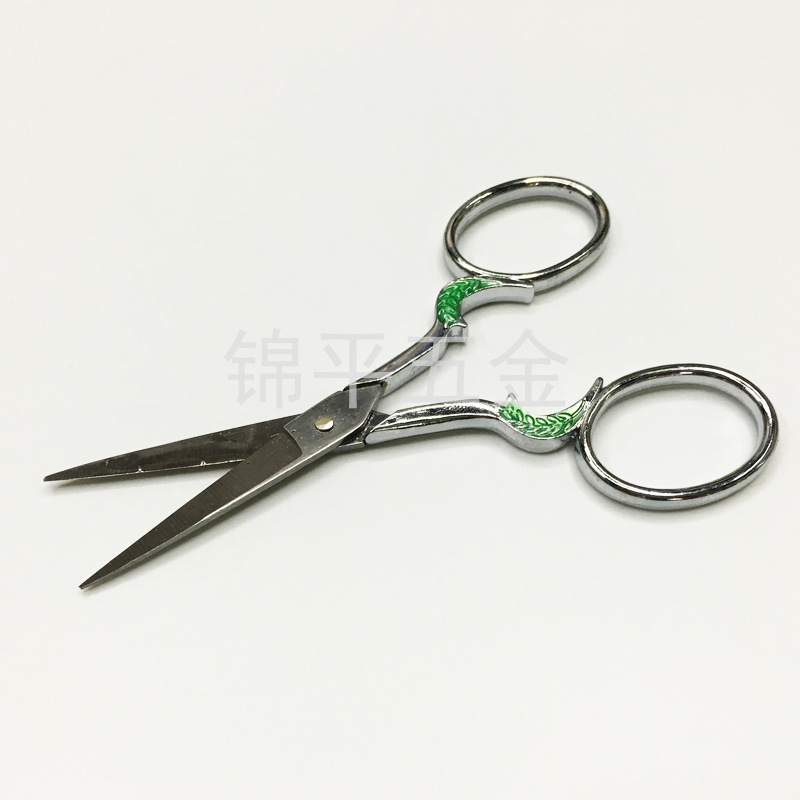 复古树叶小剪刀 DIY家用裁剪工具细节图