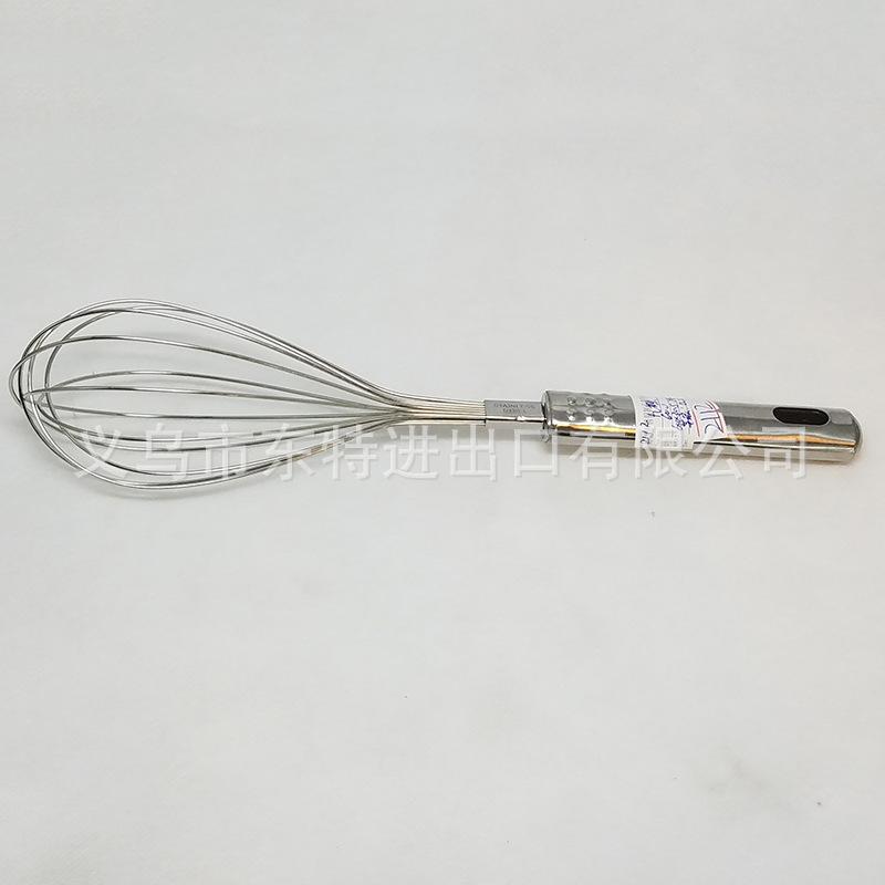 Factory direct sales of stainless steel nine-bead egg beater, steel-handled household baking supplies, manual egg beater Application Scenario