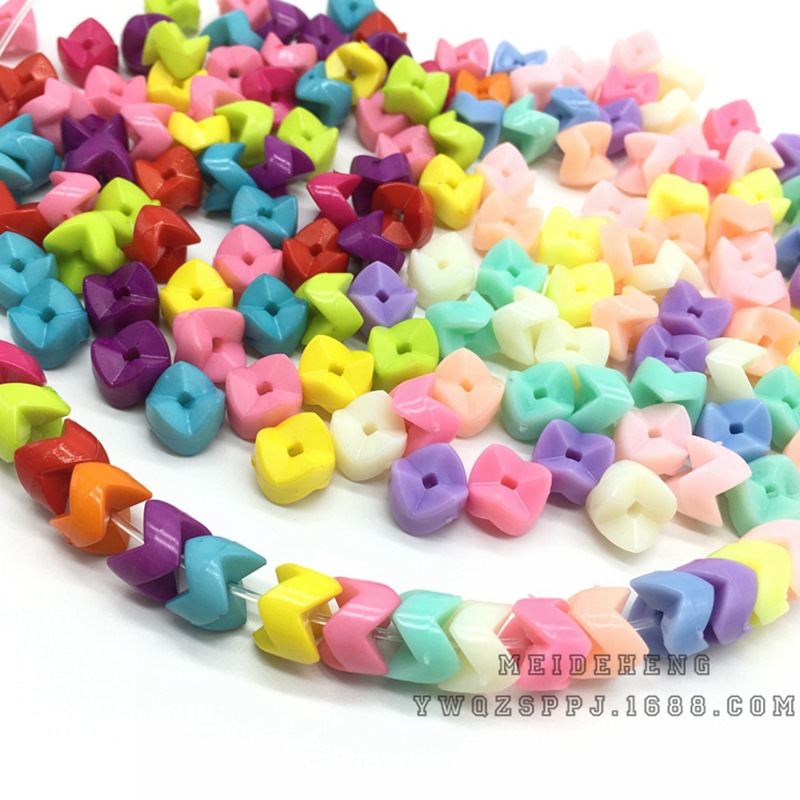 DIY acrylic plastic gear beads children's creative bead set box material educational splicing free combination toy