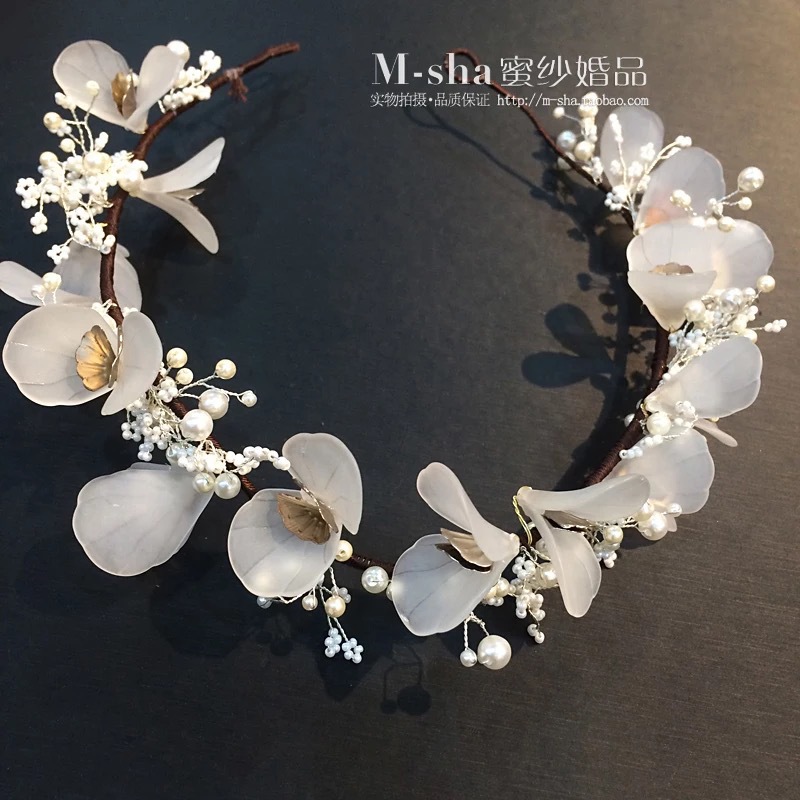 Handcrafted hairpins, classical step hairpins, retro Hanfu hair hairpins, ancient costume hair accessories materials, ancient-style COS headwear, frosted flower leaves Item Picture