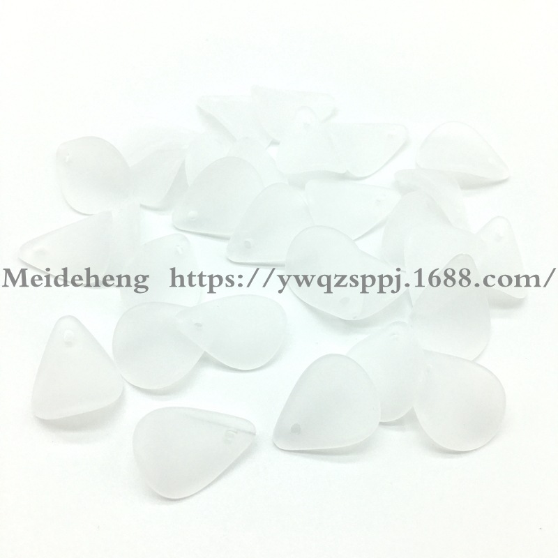 Ancient-style palace flower hairpins, leaf hair accessories, diy acrylic frosted flower headwear materials, colorful fan-shaped petals undefined