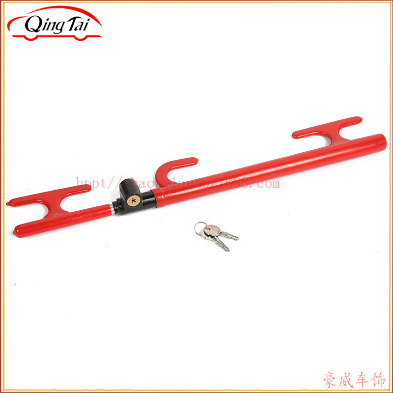 Hot-selling automotive safety products, car steering wheel locks, anti-slip and retractable anti-theft car locks, factory direct sales and wholesale