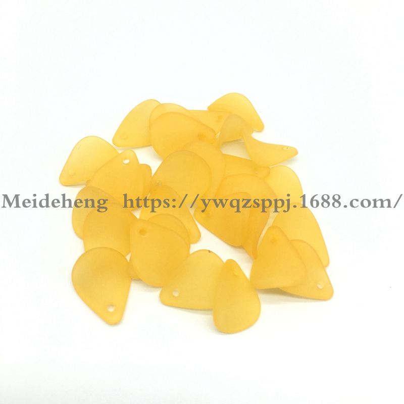 Ancient-style palace flower hairpins, leaf hair accessories, diy acrylic frosted flower headwear materials, colorful fan-shaped petals undefined