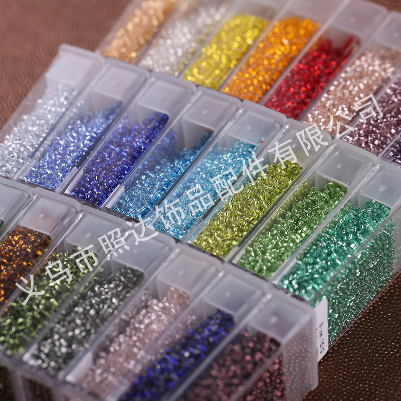 Japan imported glass rice beads MGB Star brand filling silver 15/0 round beads handmade DIY jewelry accessories loose bead machine embroidery beads thumbnail