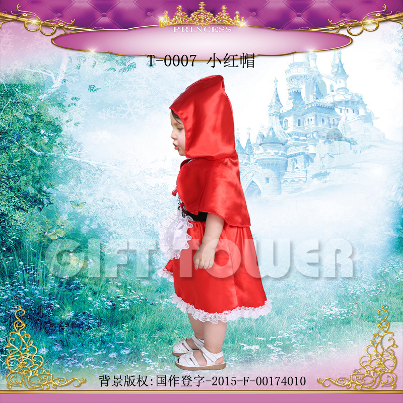Hwan-woo's fairy tale baby costume cosplay plant costume ball costume T-0007 Little Red Riding Hood role-playing costume details Picture