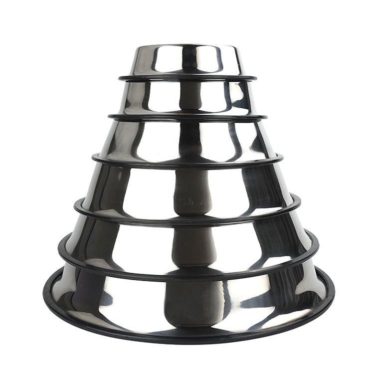 Stainless steel dog bowls, pet bowls, online wholesale dog bowls, dog basins, cat basins, anti-knock dog food utensils Item Picture