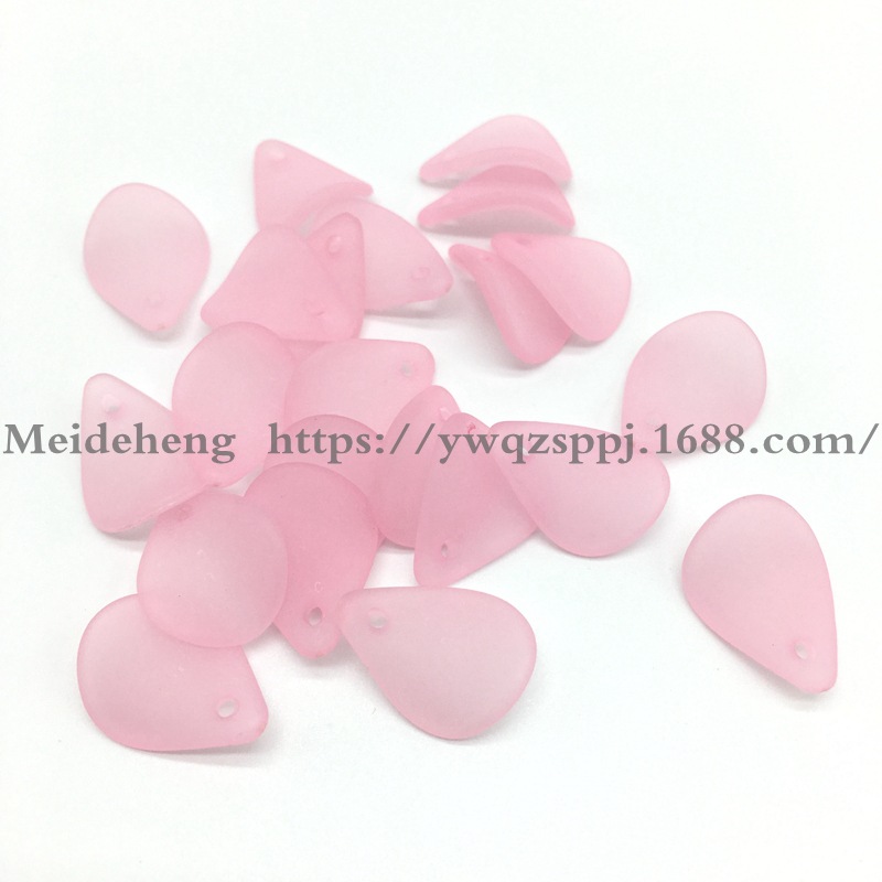 Ancient-style palace flower hairpins, leaf hair accessories, diy acrylic frosted flower headwear materials, colorful fan-shaped petals undefined