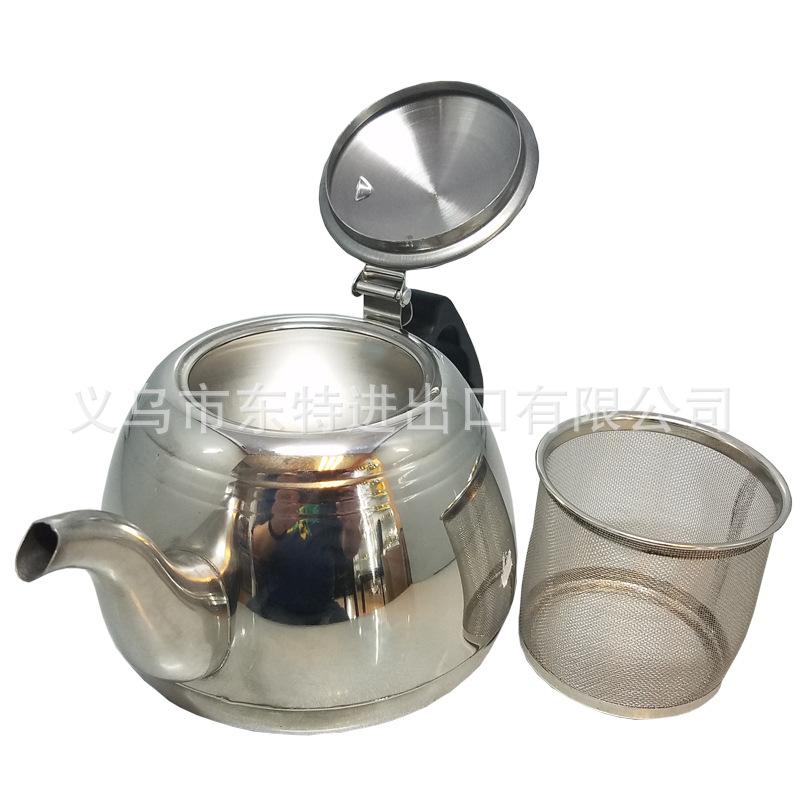 厂家直销不锈钢水壶带漏茶壶家用电磁炉平底热水壶高档礼品壶细节图