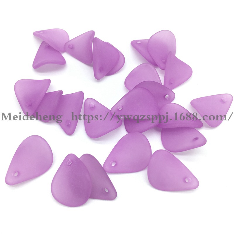 Ancient-style palace flower hairpins, leaf hair accessories, diy acrylic frosted flower headwear materials, colorful fan-shaped petals undefined