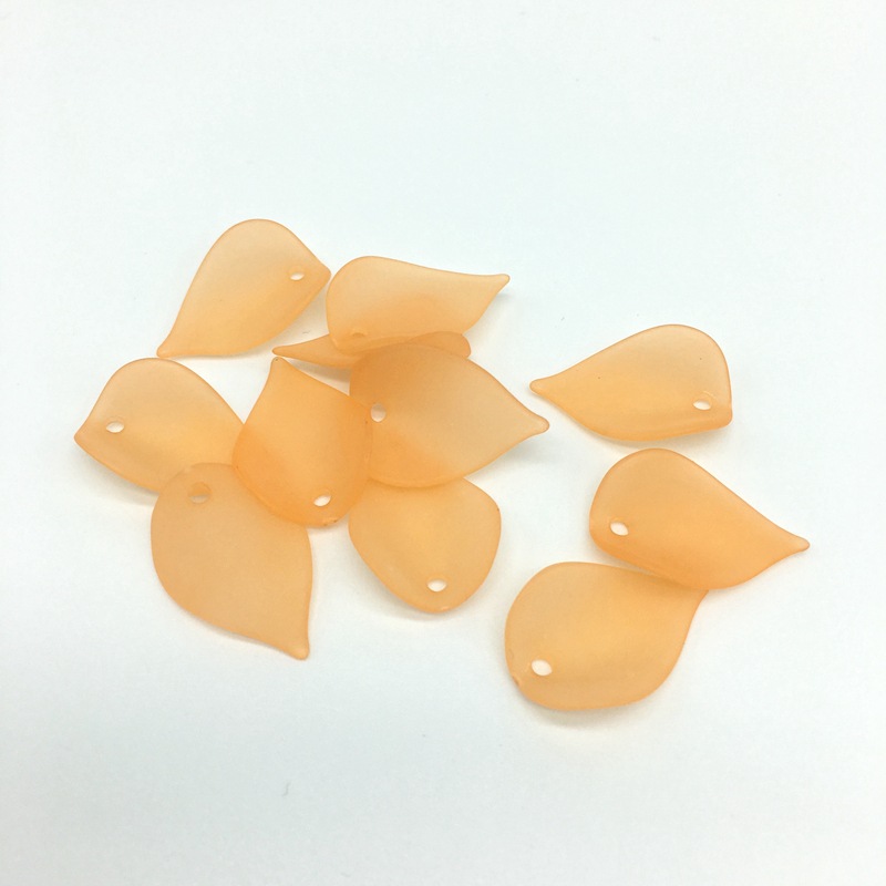 Handmade hair accessory material: acrylic matte flower petal hairpin headwear accessory, ancient-style walking bun headwear accessory undefined
