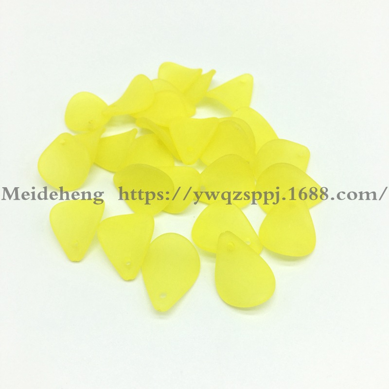 Ancient-style palace flower hairpins, leaf hair accessories, diy acrylic frosted flower headwear materials, colorful fan-shaped petals undefined