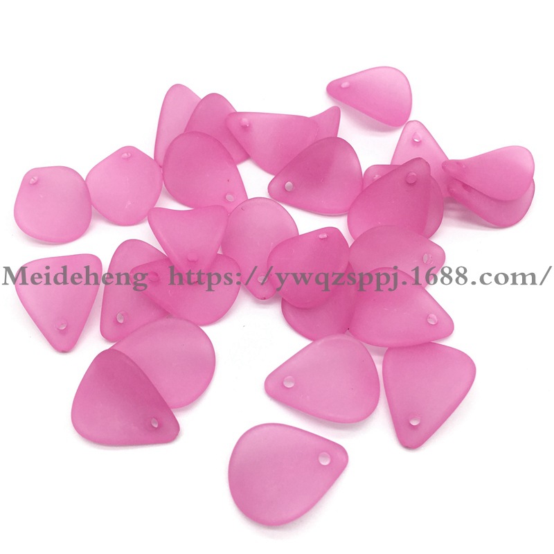Ancient-style palace flower hairpins, leaf hair accessories, diy acrylic frosted flower headwear materials, colorful fan-shaped petals undefined
