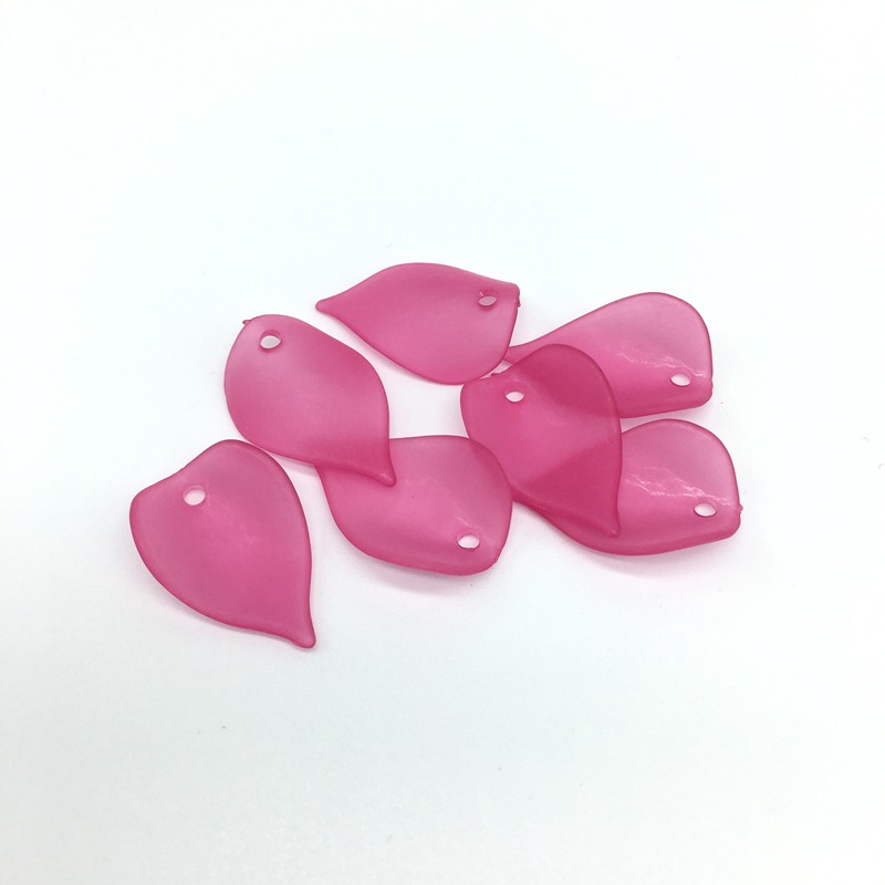 Handmade hair accessory material: acrylic matte flower petal hairpin headwear accessory, ancient-style walking bun headwear accessory undefined