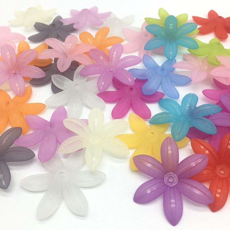 Yiwu frosted flower and leaf six-leaf flower bride's updo, handcrafted hair flowers, hair hairpins, Korean-style wedding hair accessories, earrings and accessories