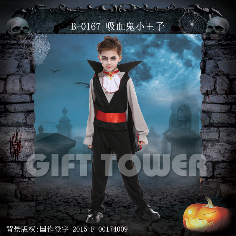 Halloween costume vampire costume,B-0167 Vampire Little Prince role-playing costume cosplay boy