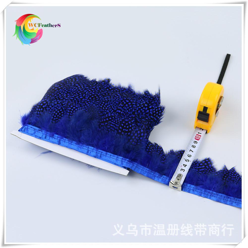 温册羽毛销售配饰珍珠毛布边多色可选 舞台演出配饰生产耳环配饰白底实物图