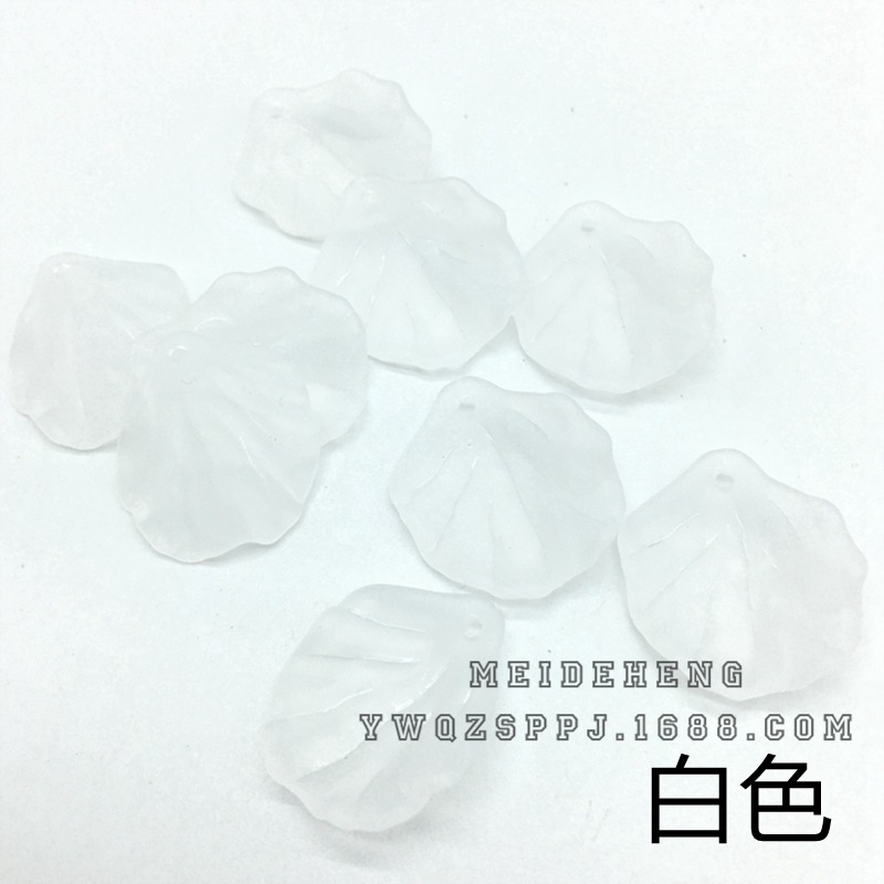 Ancient court hairpins, frosted small shells, flowers, leaves, hairpins, Hanfu accessories, DIY accessories, earrings, pendants undefined