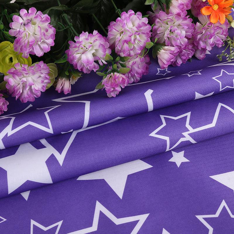 PVC printed three-section Oxford fabric, high wear-resistant polyester luggage storage, Oxford fabric factory direct sales details Picture