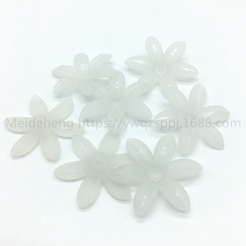 Yiwu frosted flower and leaf six-leaf flower bride's updo, handcrafted hair flowers, hair hairpins, Korean-style wedding hair accessories, earrings and accessories undefined