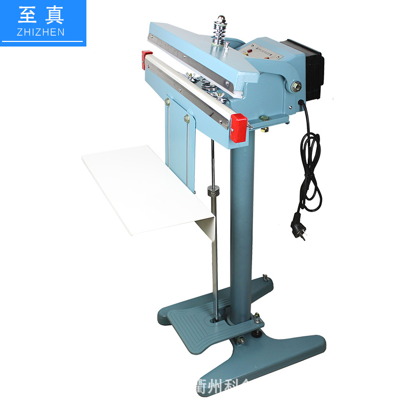 Wide-edge aluminum frame foot-operated sealing machine, foot-operated sealing machine, plastic bag sealing machine, sealing and cutting machine details Picture