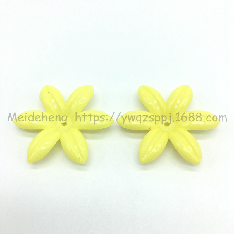 Candy-colored solid color, flower leaf, Daisy, six-leaf flower, bride's updo, handcrafted hair hairpin, Korean-style wedding hair accessory undefined
