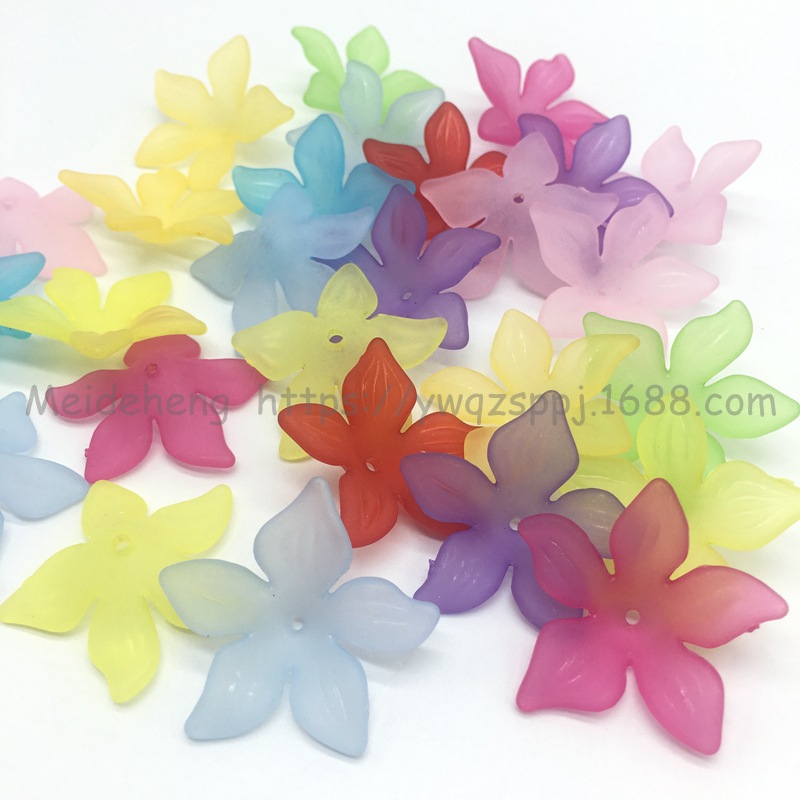 Bride's headwear, ancient-style hairpin accessories, diy jewelry processing, frosted flower head flower materials and accessories, Taobao wholesale