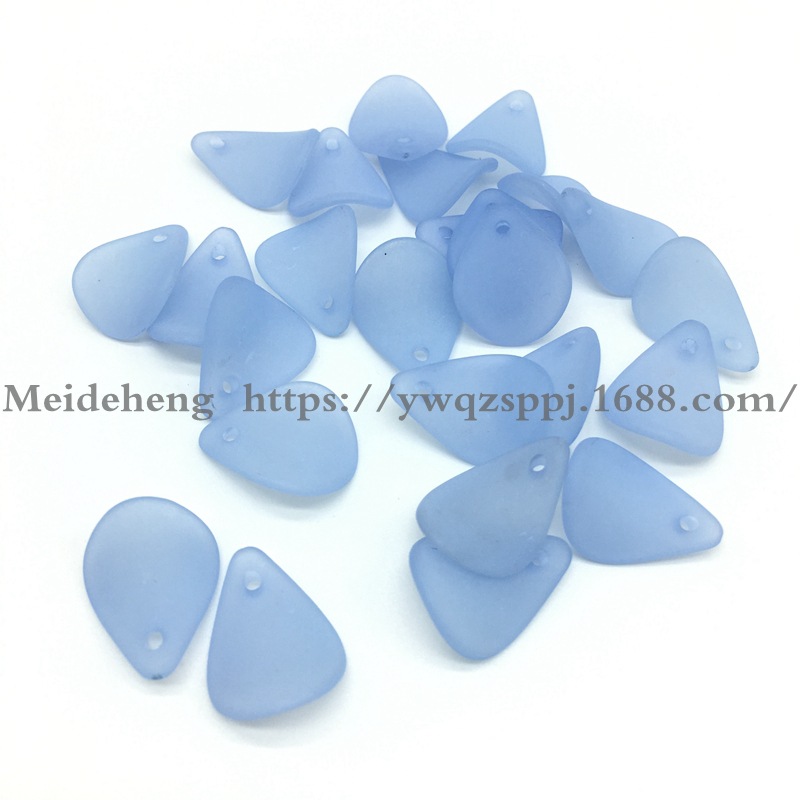 Ancient-style palace flower hairpins, leaf hair accessories, diy acrylic frosted flower headwear materials, colorful fan-shaped petals undefined
