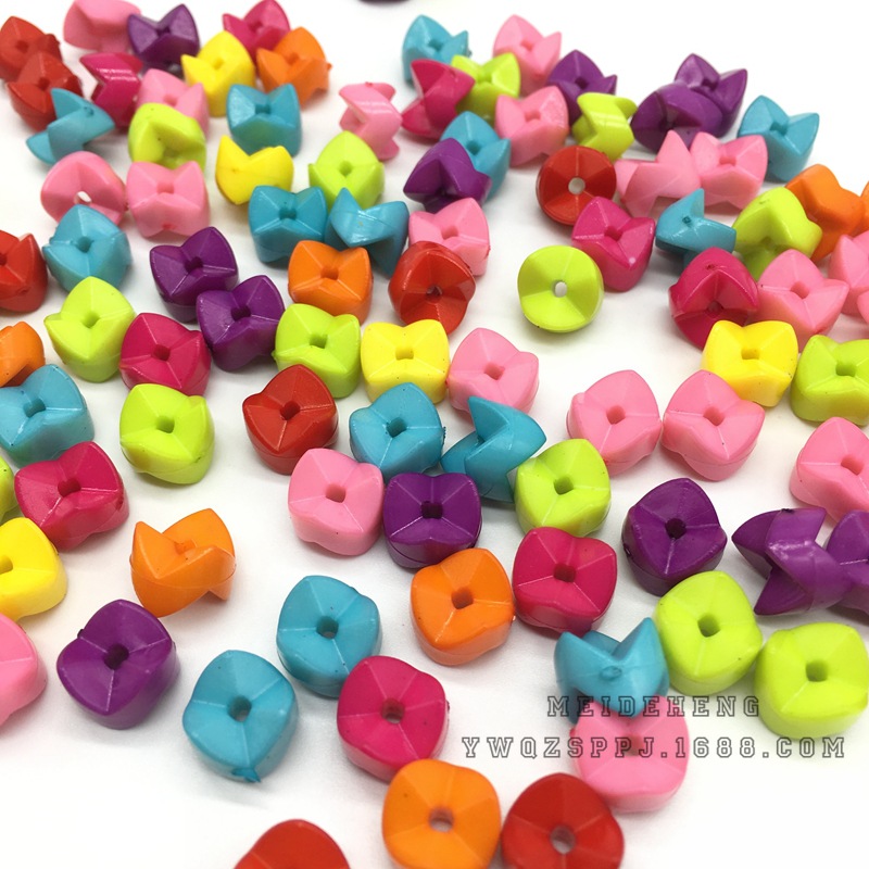 DIY acrylic plastic gear beads children's creative bead set box material educational splicing free combination toy Specification image