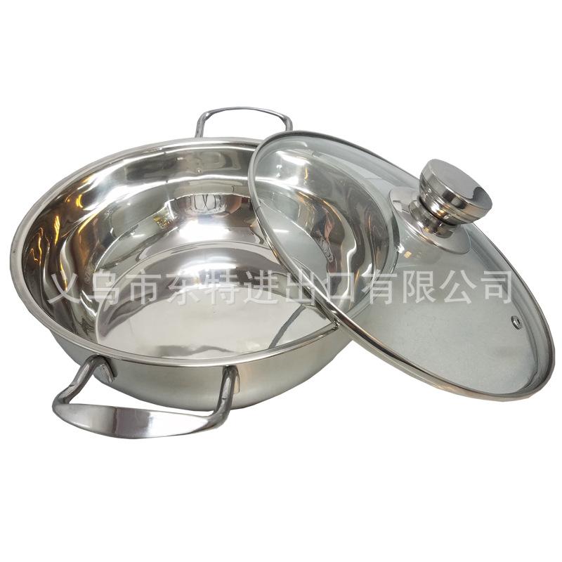 Factory direct sales of stainless steel 6-piece set, double-bottom steel handle pot, multi-functional soup pot, one-pot multi-purpose gift set pot Specification image