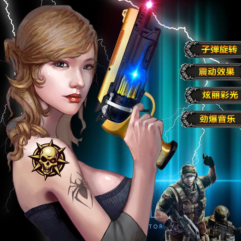 音乐枪/发光/玩具产品图