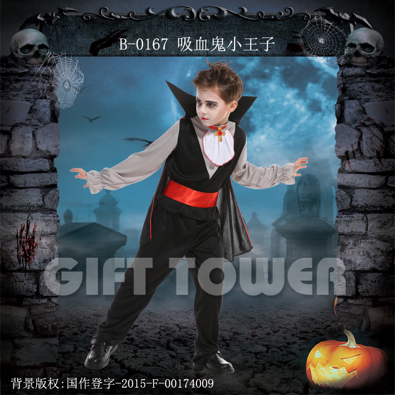Halloween costume vampire costume,B-0167 Vampire Little Prince role-playing costume cosplay boy Application Scenario